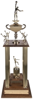 1971-72 NBA Most Valuable Player Podoloff Trophy Presented To Kareem Abdul-Jabbar (Abdul-Jabbar LOA)